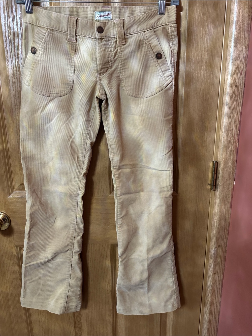 Abercrombie & Fitch Tan Wide-Leg Women’s Jeans